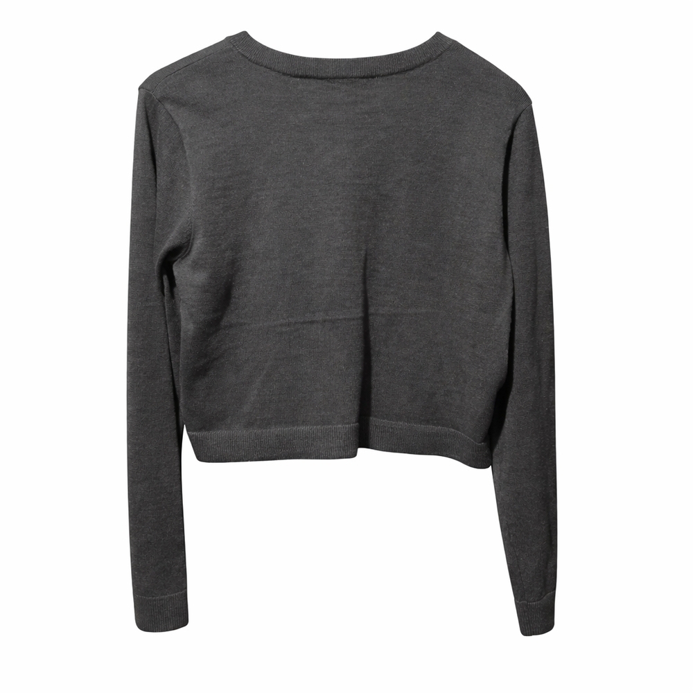 Michael Kors Black Cardigan with Gold Button Details Office Classic Sz Medium - Picture 3 of 7